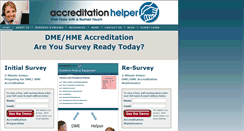 Desktop Screenshot of info.accreditationhelper.com